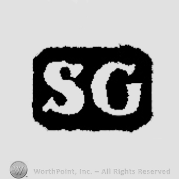 Letters SG in uppercase.