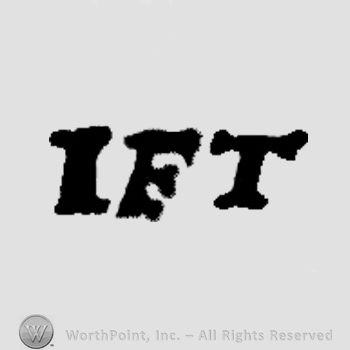 Letters IFT in uppercase.