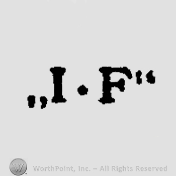 Letters IF in uppercase, split by an asterisk.