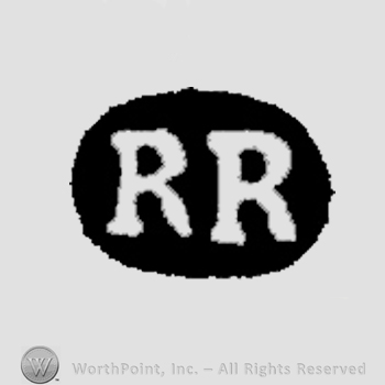Letters RR in uppercase.