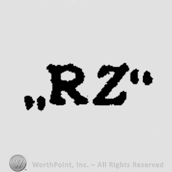 Letters RZ in uppercase.