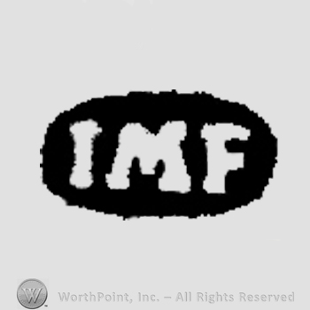 Letters IMF in uppercase.