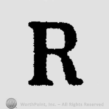 Capital R.