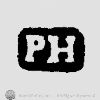 Letters PH in uppercase.