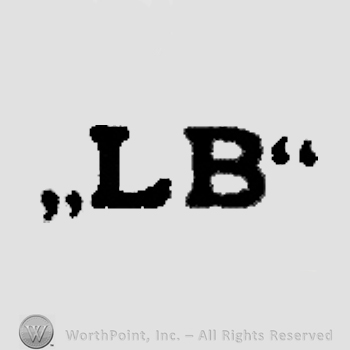 Letters LB in uppercase.