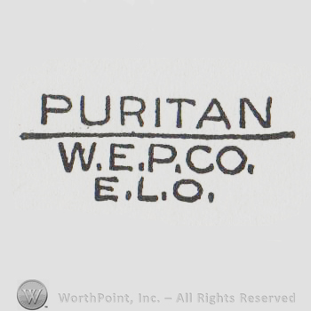 the word PURITAN in uppercase above the initials WEPCOELO