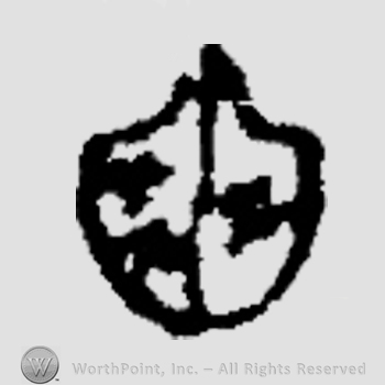 A shield with an unknown design on it.