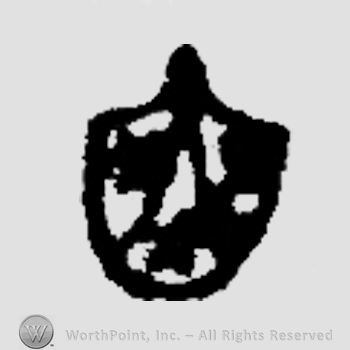 A shield with an unknown design on it.