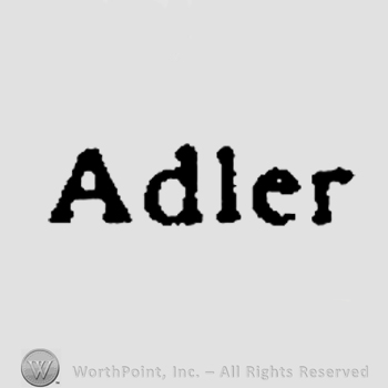 The word Adler.