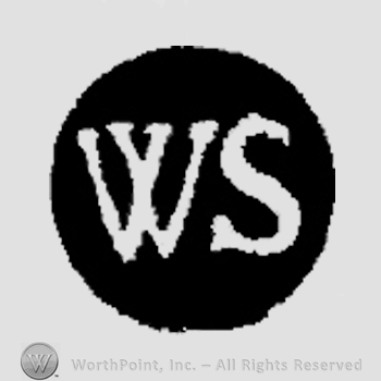 Letters WS in uppercase.