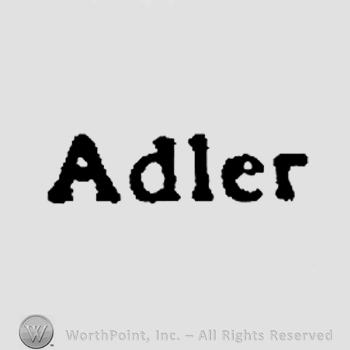 The word Adler.
