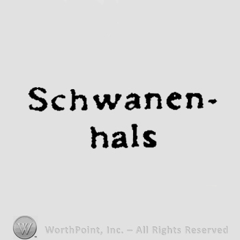 The word Schwanenhals.