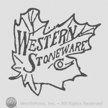 maple leaf with WESTERN STONEWARE CO written inside