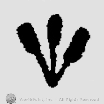 A plant with three branches.