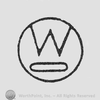 capital W double outline underlined, inside a circle