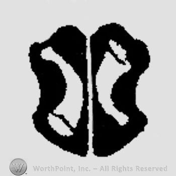 Two horns on a shield.