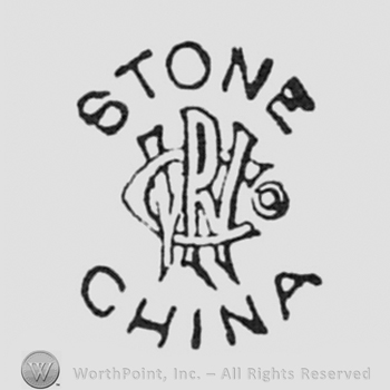 monogram of initials in the middle WPCo, STONE written above, CHINA written under