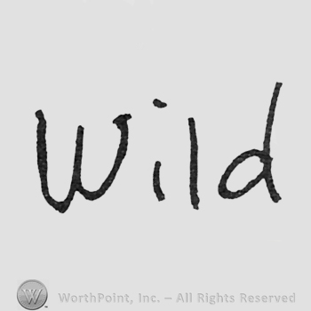 crude writing WILD
