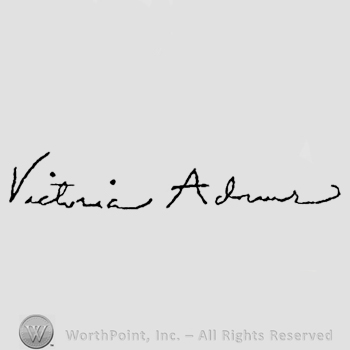 Victoria Adams written.