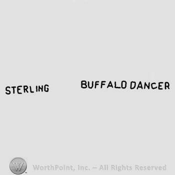 Sterling Buffalo Dancer written.