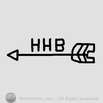 Arrow with HHB written on top.