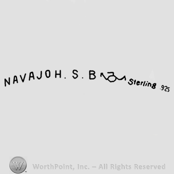 Navajo HSB Sterling 925 written.