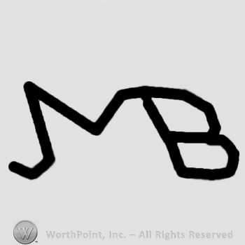 Monogram of letters MB.