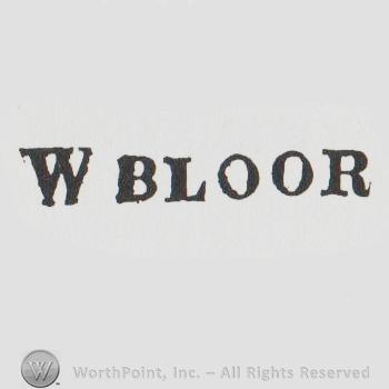 the initial W and the word BLOOR