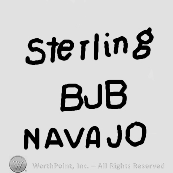 Sterling BJB Navajo written.
