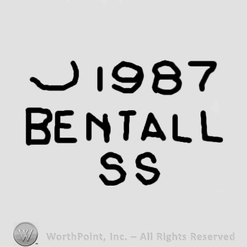 1987 Bental SS written.