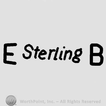 E Sterling B written.