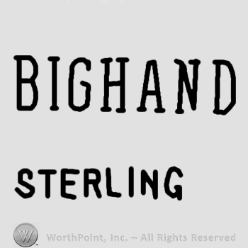 Bighand Sterling written.