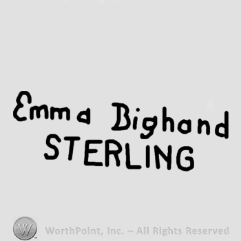 Emma Bighand Sterling written.