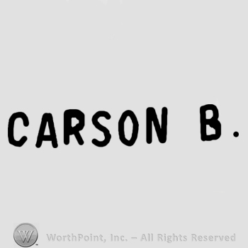 Carson B written.