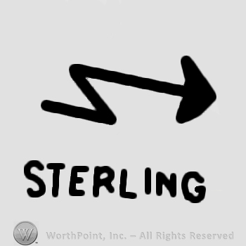 Word Sterling with a lightning on top.