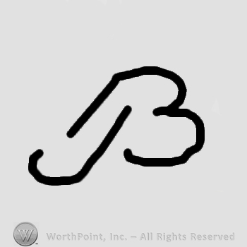 Monogram of letters JB.