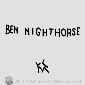 Ben Nighthorse written on top;a bug below.