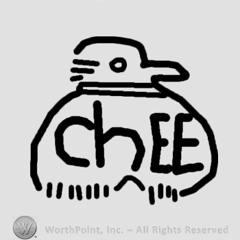 Word Chee inside a bird.