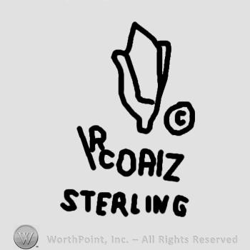 R Coriz Sterling written;ear of corn.