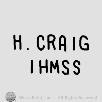 H Craig Ihmss written.