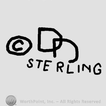 DD Sterling written;letter C in a circle.
