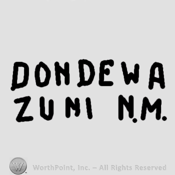 DONDEWA Zuni Nm written.
