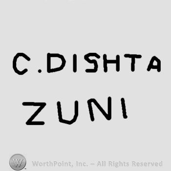 C Dishta Zuni written.