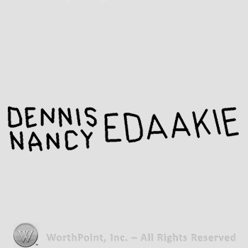 Dennis Nancy Edaakie written.