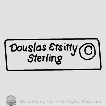 Douglas Etsitty Sterling written inside a rectangle.