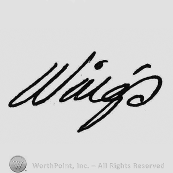 handwritten italic Wing's