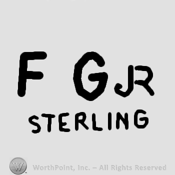 F G JR Sterling written.