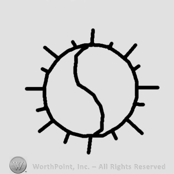 Symbol similar with a sun,.