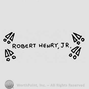 Robert Henry Jr written;animal tracks.