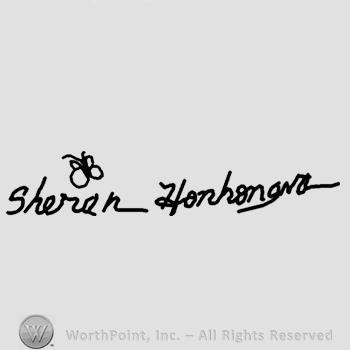 Sherian Honhongva written;a butterfly on top.